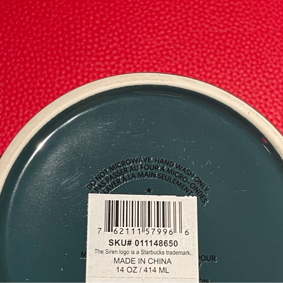 ✨NWT🌸Starbucks 2024 Valentines Rosamundi Floral Love Hearts 🩷Ceramic Mug - Picture 6 of 6